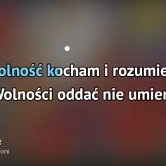 Kto śpiewa Kocham wolność i rozumie jego znaczenie w historii Polski?