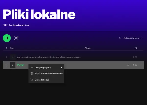 Dodaj lokalne pliki do Spotify na telefonie bez frustracji